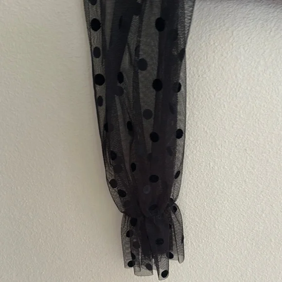 Forever 21 Black Mesh Sleeve Blouse - Picture 3 of 6